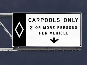 traffic tickets car insurance rate carpool